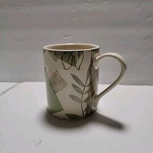 Corelle Coordinates Textured Leaves Coffe/Tea Mug Height: 3 7/8 in Width: 3 1/4